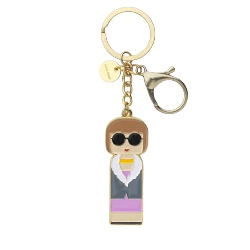 Lucie Kaas Sketch Inc. Schlüsselanhänger Anna 6cm, aus Einer Zinklegierung gefertigt, SI05ANNA Lucie Kaas Sketch Inc. Schlüsselanhänger Anna 6cm, aus Einer Zinklegierung gefertigt, SI05ANNA von Lucie Kaas