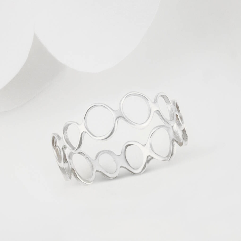 Unendlichkeitsring Sterling Silber Minimal Offener Kreis Hoop Stacking Band Runder Basic Ring Für Frauen Unendlichkeitsring Sterling Silber Minimal Offener Kreis Hoop Stacking Band Runder Basic Ring Für Frauen von LucieLocketStudio