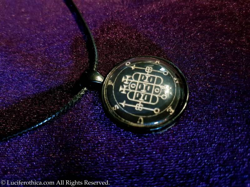 Siegel Des Forneus-Halskette | 2 Ausführungen - Asmoday Asmodeus Okkult Dämonolatry Linker Pfad Dämonisch Rituell Altar Hingebungsvoll Amulett von LuciferothicaCrafts