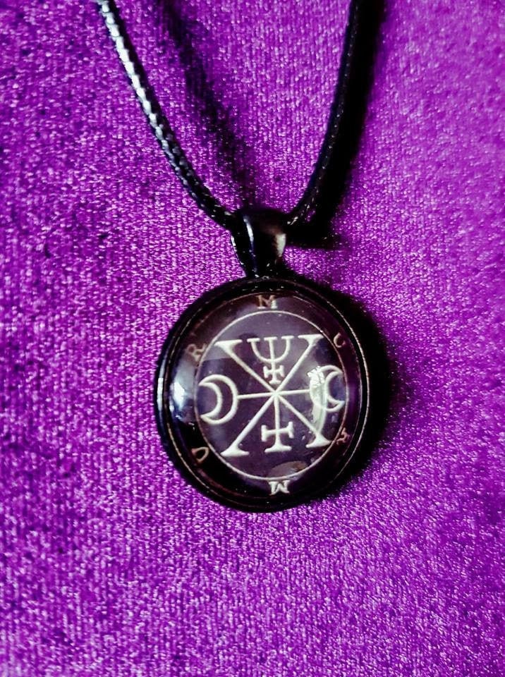 Sigil Of Murmur Anhänger - Okkulter Linker Pfad Goetia Dämon Dämonisch Goth Gothic Dämonolatrie Ritual Anrufung Altar Halskette Geschenk von LuciferothicaCrafts
