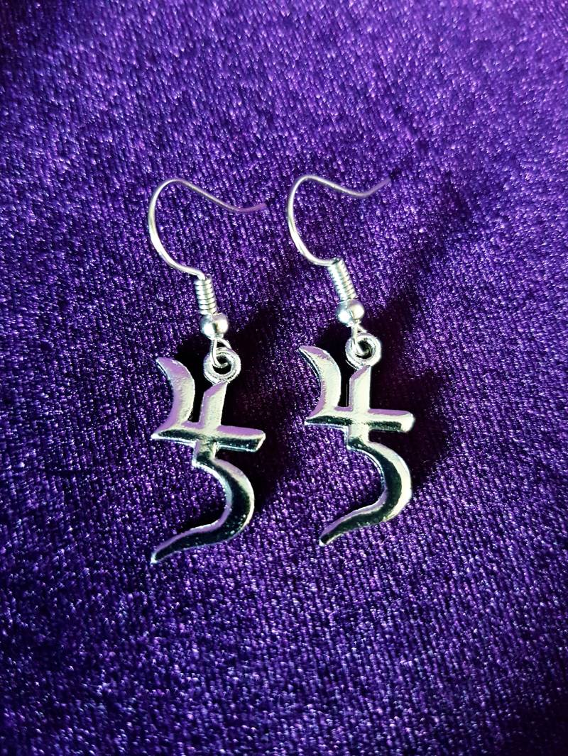 Sopor Aeternus Jusa Ohrringe | 2 Stile - Sigil Symbol Goth Gothic Anna Varney Cantodea Jupiter Saturn Grufti Geschenk von LuciferothicaCrafts