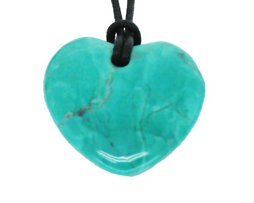 Luck Trader Glücksbringer Sternzeichen Zwillinge Geburtsstein Herz Edelstein Halskette Chrysokoll Howlith Luck Trader Glücksbringer Sternzeichen Zwillinge Geburtsstein Herz Edelstein Halskette Chrysokoll Howlith von Luck Trader