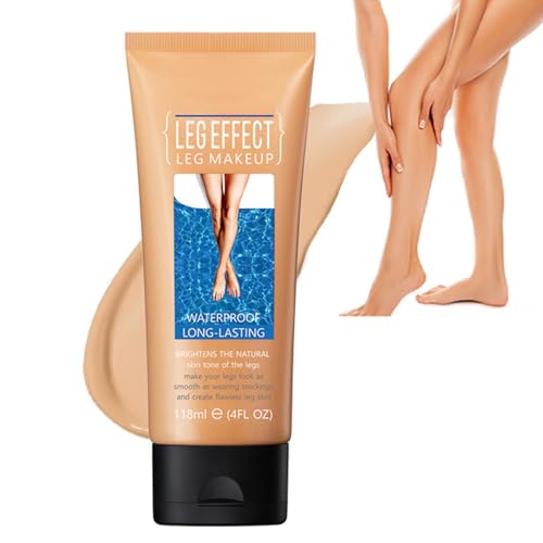 Leg Makeup Waterproof No Transfer, Leg Vein and Body Cover up Makeup for Tattoo Cover Up/Black Skin, Long Last Body Foundation 4 fl oz (Medium Golw) von LuckNest