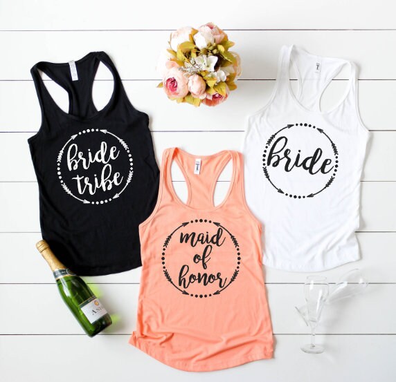 Junggesellinnenabschied Shirts - Geschenke Junggesellinnenabschiede Bride Tribe Bachelorette von LuckTen