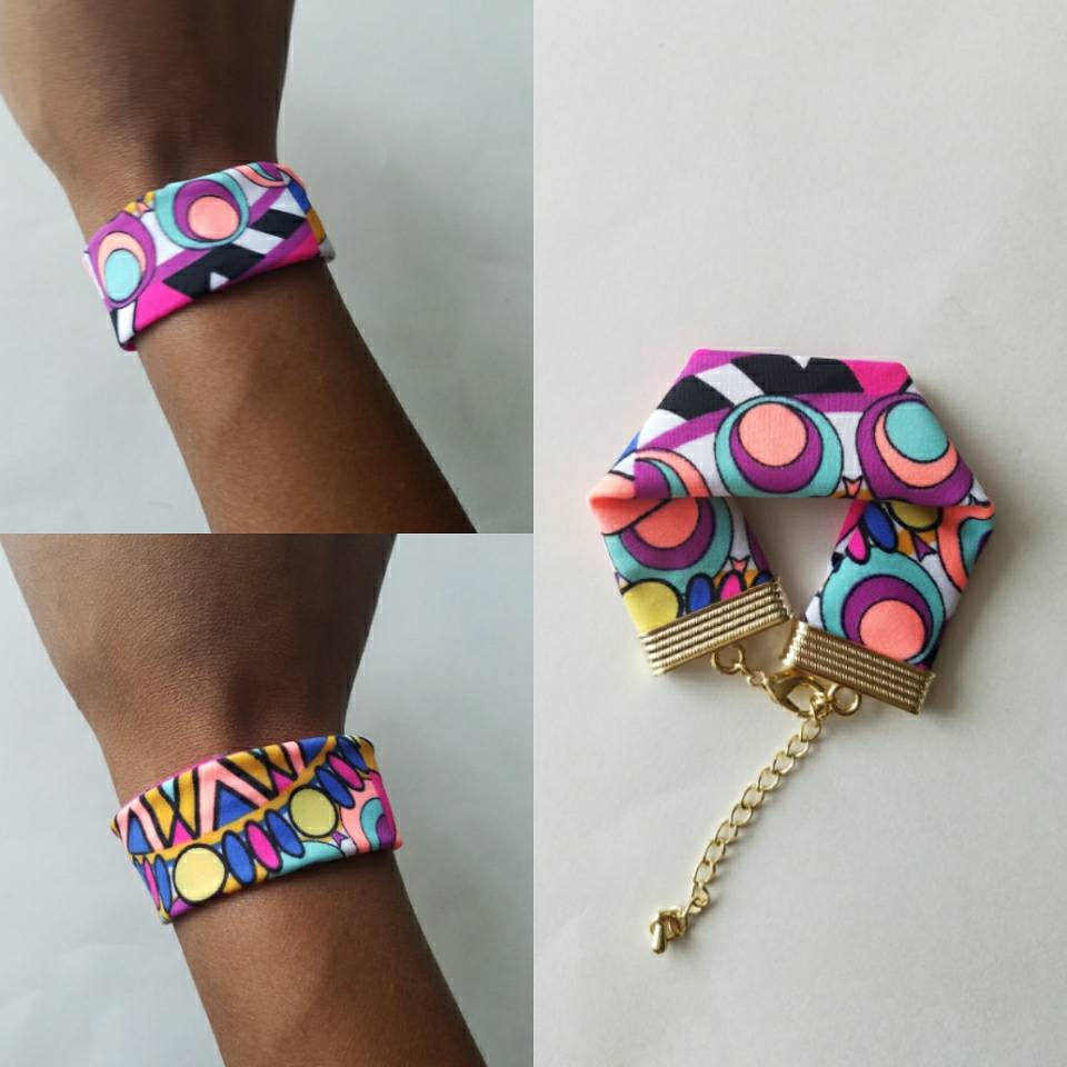 Reversible Lucki Wristwear Ajustable Goldarmband Spange Pastell Reversible Lucki Wristwear Ajustable Goldarmband Spange Pastell von LuckiEverything