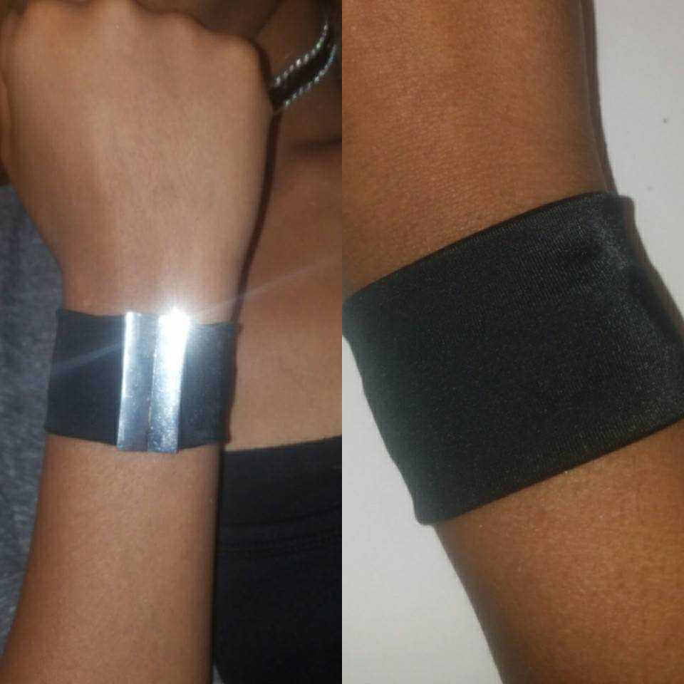strecken Sie Schwarz-Gold/Silber Magnet Lucki Wristwear Armband Schmuck strecken Sie Schwarz-Gold/Silber Magnet Lucki Wristwear Armband Schmuck von LuckiEverything