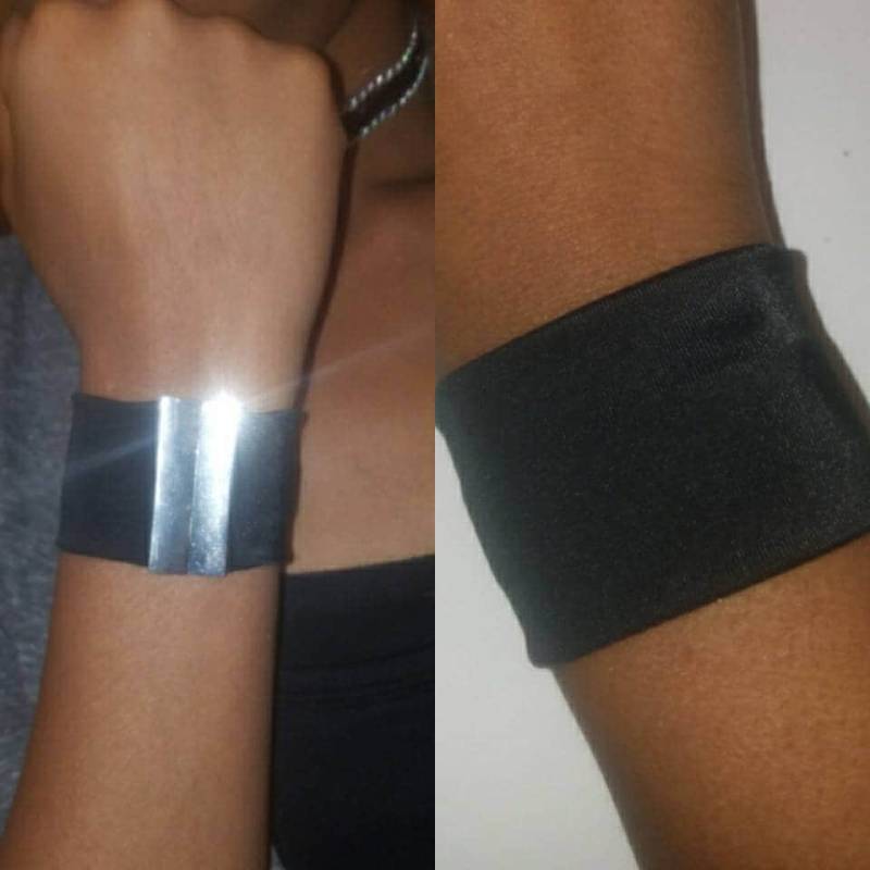 strecken Sie Schwarz-Gold/Silber Magnet Lucki Wristwear Armband Schmuck von LuckiEverything