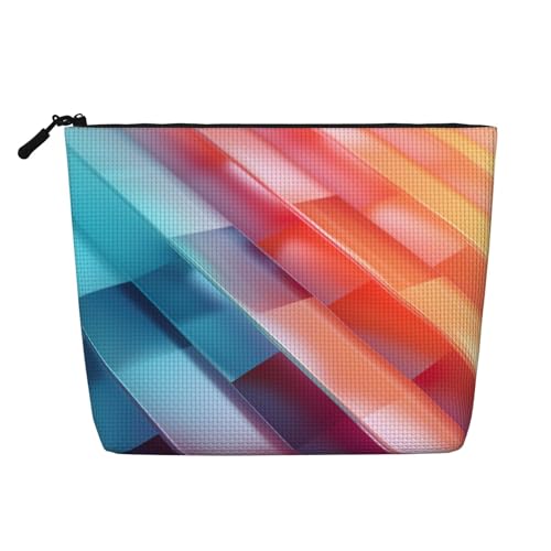 Luckily&Day Kosmetiktasche mit Farbformel für Damen, Make-up-Tasche, modische Reisetasche mit großem Stauraum, Geschenke für Damen, Schwarz, Einheitsgröße, Schwarz, One Size von Luckily&Day