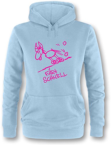 Luckja Färt schnell Damen Hoodie von Luckja