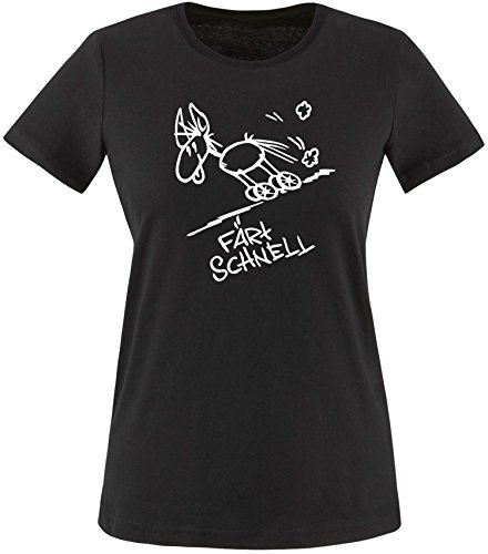 Luckja Färt schnell Damen Rundhals T-Shirt von Luckja