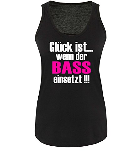 Luckja Glück ist wenn der Bass einsetzt Damen Tanktop von Luckja