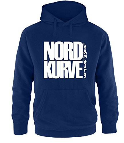 Luckja Herren Hoodie Nordkurve Hamburg Navy Größe XXL von Luckja