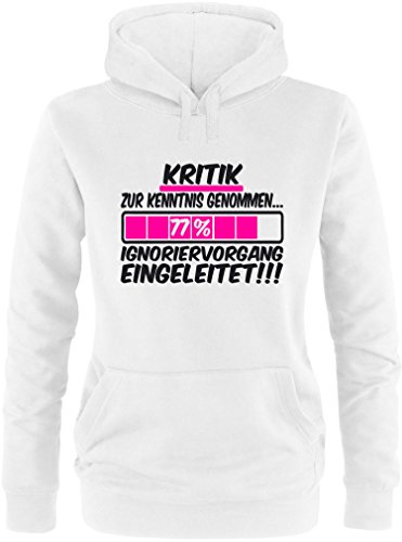 Luckja Kritik zur Kenntnis genommen... Ignoriervorgang eingeleitet Damen Hoodie von Luckja