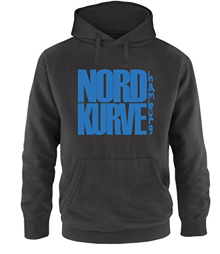 Luckja Nordkurve Hamburg Herren Hoodie Schwarz-Blau Grösse XL von Luckja