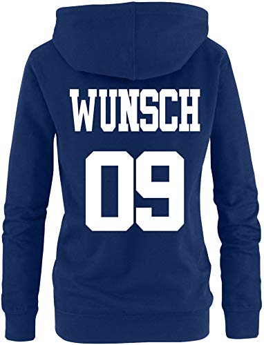 Luckja Pärchen Partnerlook Hoodie für Damen Herren Kinder Hoodie | Individualisierbar mit Namen und Nummer von Luckja