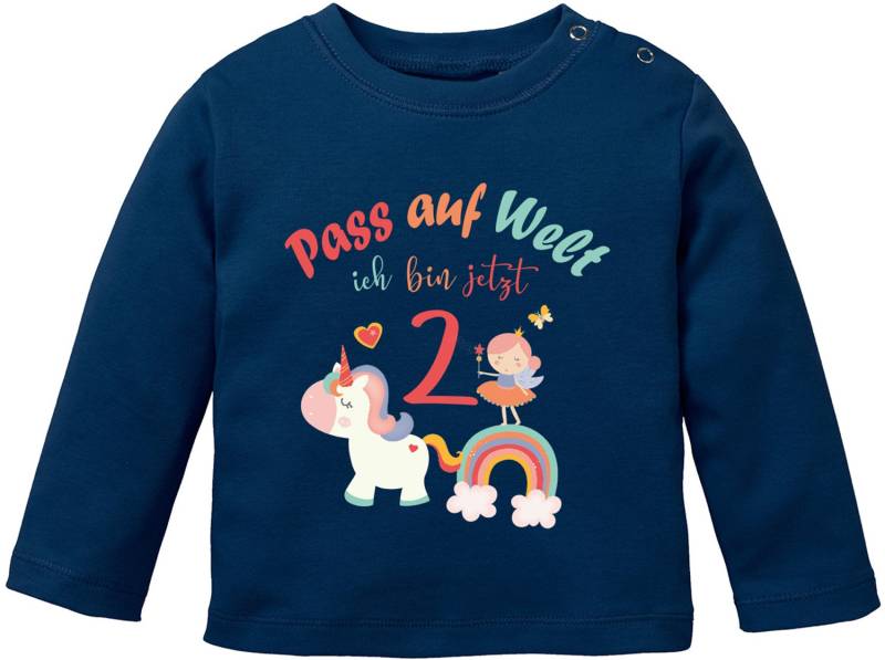 Geburtstagsshirt Für Mädchen/Pass Auf Welt Ich Bin Jetzt 2 von LuckjaGmbH