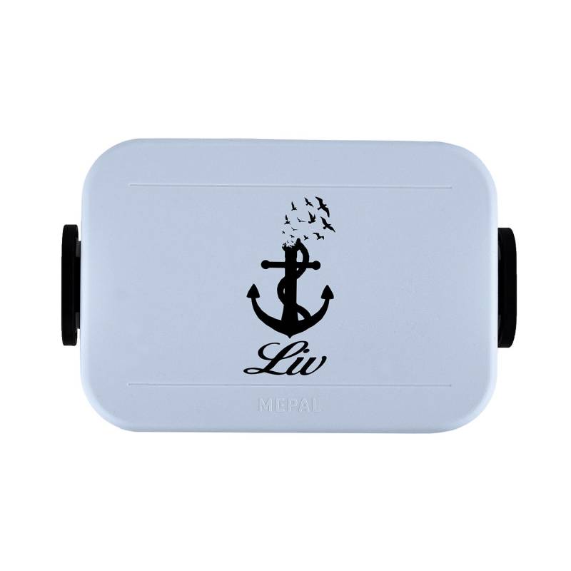 Mepal Take A Break Brotdose Mit Wunschname | Personalisierte Bento Anker Ocean Motiv von LuckjaGmbH