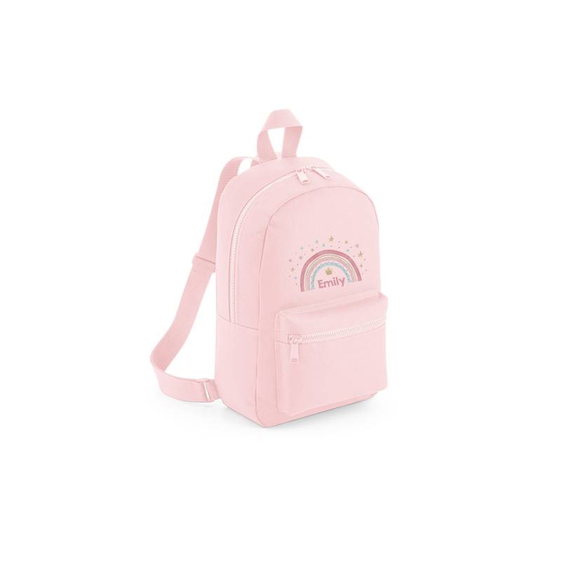 Personalisierter Rucksack Mit Niedlichem Regenbogen Für Die Kita & Den Kindergarten Oder Schule | Kinder von LuckjaGmbH