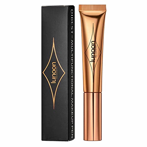 Contour Highlighter Zauberstab, Flüssige Kontur Beauty Wand, Gesichts Highlighter Stick Mit Kissen Applicator Befestigt, Schimmer Lange Anhaltende Seidige Creme Gesicht Highlighter Bronze Make-u von Luckxing