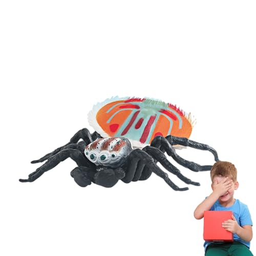 Gefälschte Spinne,Spinnendekoration | Lernspielzeug, Spinnenfiguren, realistische Tiere, Lernspielzeug, Spinnen-Actionmodell für Jungen, Mädchen, Kinder als Party-Dekoration Luckxing von Luckxing