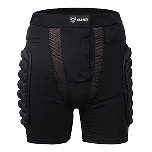 Gepolsterte 3D-Shorts | Schützende gepolsterte Shorts für Herren,Steißbeinschutz für Männer und Frauen, schützende gepolsterte Shorts für Snowboard, Ski, Eislaufen, Skateboard-Hüfte Luckxing von Luckxing