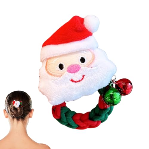 Haargummis Seile,Bänder elastische Scrunchies Krawatten - Weiche Weihnachts-Haargummis mit elastischer Schleife, Geburtstagsgeschenk für Frauen und Mädchen Luckxing von Luckxing