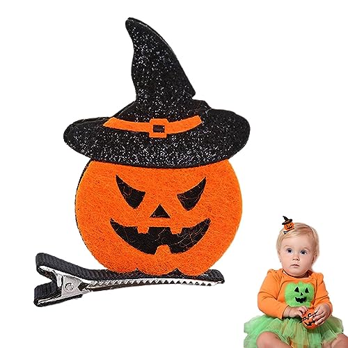 Halloween Geister Haarnadel,Halloween Legierung Kürbis Geist Haarspangen | Tragbare schwarze Katzengeist-Kopfbedeckung für Zeremonien, Bühnenshow, niedlicher Haarschmuck für Kinder Luckxing von Luckxing