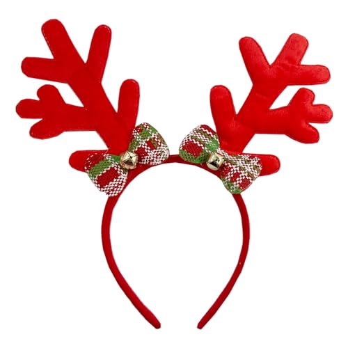 Hirschgeweih Stirnband | Kostümgeweih,Weihnachts-Haarreifen, Kopfbedeckung, Zubehör für Feiertagskostüme, Partygeschenke, Fotoautomaten Luckxing von Luckxing