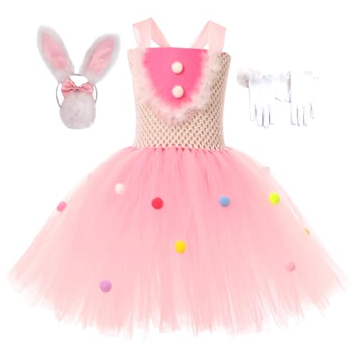 Kleines Mädchen-Osterkleid, Häschen-Osterkleid, 3 Stück/Set Osterhasen-Tutu-Rock-Kleid mit Häschenhaar-Kopfbedeckung und Handschuhen, Kleidung für kleine Mädchen im von 2–11 Jahren Kleines Mädchen-Osterkleid, Häschen-Osterkleid, 3 Stück/Set Osterhasen-Tutu-Rock-Kleid mit Häschenhaar-Kopfbedeckung und Handschuhen, Kleidung für kleine Mädchen im von 2–11 Jahren von Luckxing