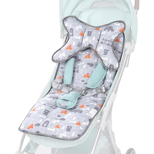 Kleinkind-Autositzkissen, Kinderwageneinlagen Sitzkissenpolsterbezug, Baby Kinderwagen Liner Pad Weiche Kinderwagen Kissen Pad Baby Auto Sitz Einsatz Auto Sitz Zubehör Luckxing von Luckxing