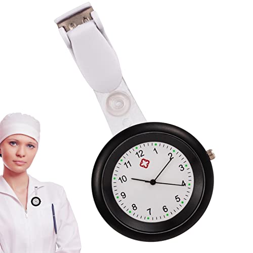 Luckxing Krankenschwesteruhr | Gebrauchte Uhr | Einfache Uhr mit Quarzwerk und leuchtenden Zeigern für Neujahrsgeschenke für Krankenschwestern von Luckxing