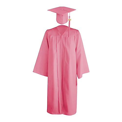 Luckxing Mütze und Kleid 2023 | Kittel-Kappen-Quasten-Set Vorschul-Abschluss-Outfit | Bequemes Vorschul-Abschlussoutfit mit Quasten für Jungen und Mädchen von Luckxing