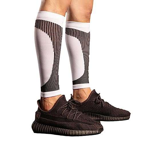 Luckxing Sport-Lauf-Wadensocken | Fußlose Socken mit Kompressionsärmeln - Schweißabsorbierende Sportsocken, wadenlose, fußlose Socken für Tennis, Laufen, Yoga von Luckxing