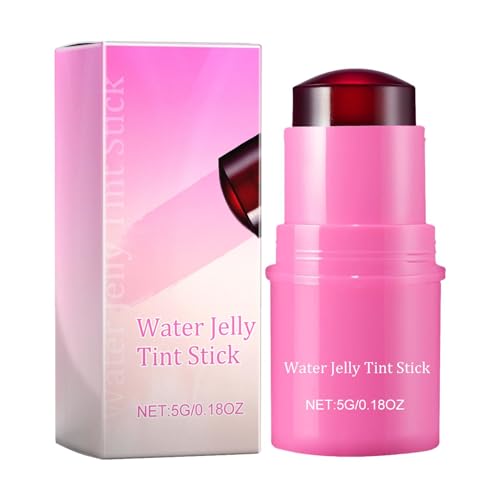 Makeup Cooling Water Jelly Tint Lipglosse, Makeup Jelly Tint Blush Sheer Lip & Cheek Stain Long Lasting Jelly Texture Moisturising High Shine Non-Stick Gloss Lip Makeup Milk Makeup Jelly Tint Blush von Luckxing