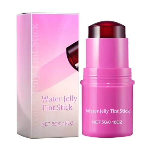 Makeup Cooling Water Jelly Tint Lipglosse, Makeup Jelly Tint Blush Sheer Lip & Cheek Stain Long Lasting Jelly Texture Moisturising High Shine Non-Stick Gloss Lip Makeup Milk Makeup Jelly Tint Blush von Luckxing