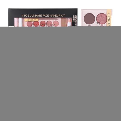 Makeup-Set Für Jugendliche | Make-up-Set für Damen Gesicht | 11-teiliges Mascara Concealer Lidschatten-Palette Lippenstift für Mädchen Teenager Weihnachten Geburtstag Hochzeit Party Makeup-Set Für Jugendliche | Make-up-Set für Damen Gesicht | 11-teiliges Mascara Concealer Lidschatten-Palette Lippenstift für Mädchen Teenager Weihnachten Geburtstag Hochzeit Party von Luckxing