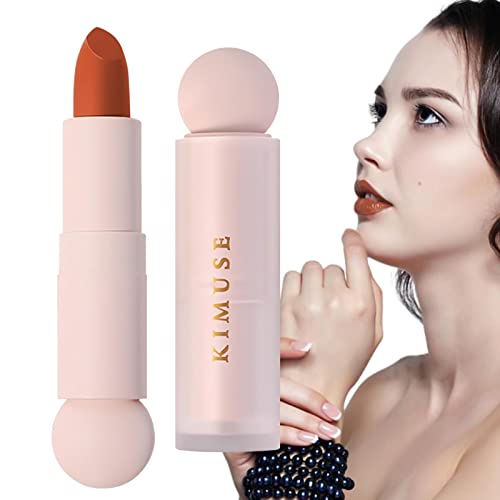 Matter Lippenstift für Frauen,Nude Lippenstift Make-up - Roter, langanhaltender, nuderoter Antihaft-Creme-Lippenstift, verblasst nicht, wasserdichte, pigmentierte Lippenstifte Luckxing von Luckxing