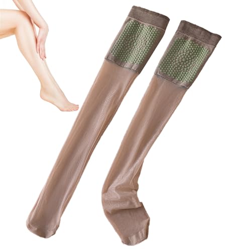 Over-the-Calf-Socken für Damen | Knieverdickte Damen-Kniestrümpfe mit Beifuß - Warme hohe Socken, bequeme Overknee-Socken für Damen, Mädchen, Zuhause Luckxing von Luckxing