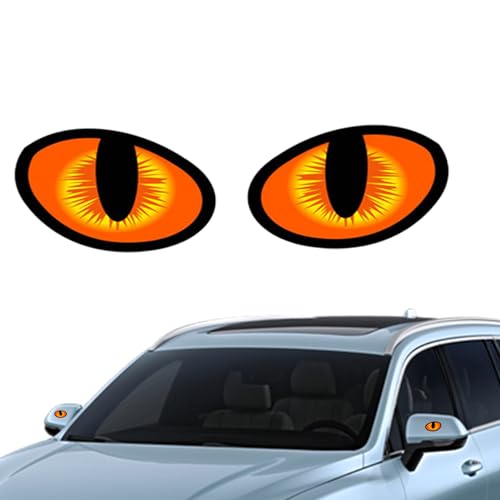 Reflektierende Augen Autoaufkleber,3D-Auto-starke reflektierende Augen, wasserfest, lustig, Aufkleber | Lustige Autoaufkleber, langlebige Autoaufkleber für Auto, Fenster, Wand Luckxing von Luckxing