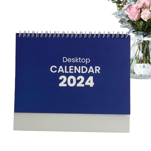 Tischkalender 2024 | Monatskalender 2024 | Januar 2024 – Dezember 2024, 22,9 x 17,8 cm Schleifkalender, Ihr persönlicher Tagesplaner für den Schreibtisch zu Hause Luckxing von Luckxing