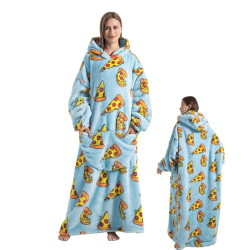 Tragbare Kapuzendecke,Superweicher Anime-Decken-Hoodie mit Tasche verlängern | Bequeme Nickerchendecke, universeller übergroßer Kapuzenpullover für Couch, Zuhause, Sofa Luckxing von Luckxing