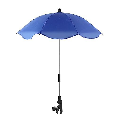 Sonnenschirm Sonnenschutz Für Kinderwagen, UV Schutz 50+ / 66 Cm Durchmesser, 360° Dreh- Und Neigbar Kinderwagen Sonnenschirm Mit Verstellbarer Halterung Für Kinder von Luckxing