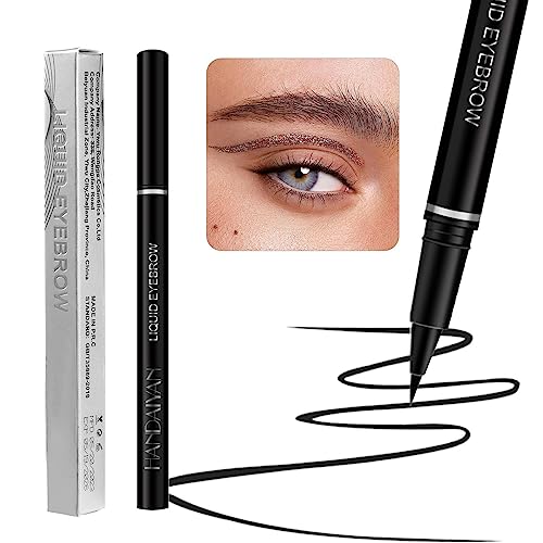 Wasserfester Eyeliner-Stift - Eyeliner-Stift | Langlebiger Augenstift, wasserfester Eyeliner, wischfester farbiger flüssiger Eyeliner, ultrafeiner flüssiger Augenbrauenstift, langlebiger Luckxing von Luckxing