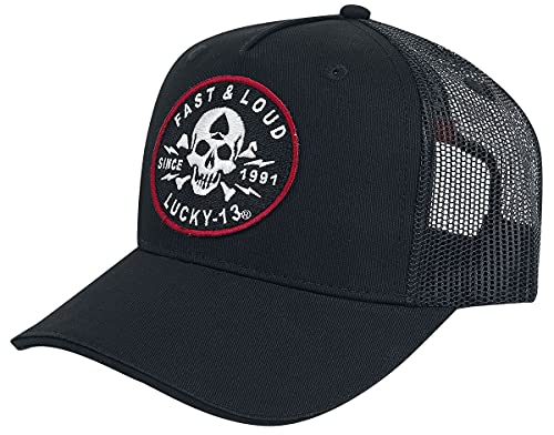 Lucky 13 Fast and Loud Trucker Cap Unisex Cap schwarz von Lucky 13