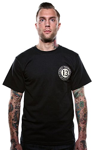 Lucky 13 Herren T-Shirt Black Sin, Farbe:Black, Größe:3XL von Lucky 13