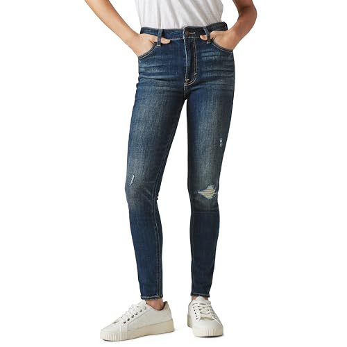 Lucky Brand Damen High Rise Bridgette Skinny Jeans, Lonestar-Destruct, 29W x 27L von Lucky Brand