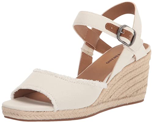 Lucky Brand Damen Mindra Keilabsatz Espadrilles, Weiß, 35.5 EU von Lucky Brand