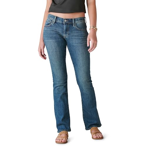 Lucky Brand Damen Mid Rise Sweet Bootcut Jeans, Ocean Road, 30W x 30L von Lucky Brand