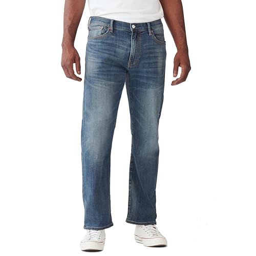 Lucky Brand Herren 181 Relaxed Straight Jeans, Greenvale, 30 W/32 L von Lucky Brand