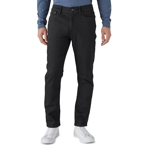Lucky Brand Herren 410 Athletic Fit Jeans, Schwarze Spülung, 33W / 30L von Lucky Brand